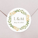 Zoek naar monogram huwelijk stickers Bloem