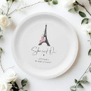 Recherche de tour eiffel assiettes Moderne