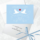 Recherche de deux colombes vœux cartes Bleu