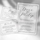 Recherche de minimal mariage invitations Typographie