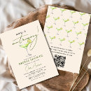 Recherche de margarita bridal shower invitations Moderne