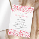 Recherche de coeur rose invitations Petite fille