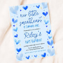 Recherche de coeurs bleus invitations Fête d'anniversaire