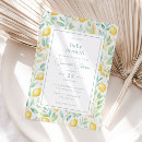 Recherche de citron invitations Aquarelle