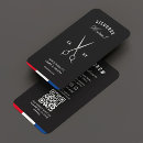 Recherche de rouge et argent cartes visite Coiffeur