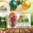 Recherche de vert tracteur invitations Aquarelle