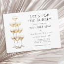 Recherche de bulle de champagne invitations Fête d'anniversaire