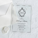 Recherche de rococo mariage invitations Orné