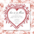 Recherche de douche nuptiale vintage invitations Toile