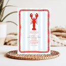 Recherche de homard rouge invitations Fête du homard