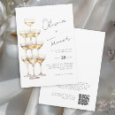 Recherche de de champagne mariage invitations Simple