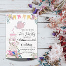 Recherche de thé anniversaire invitations Jardin