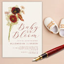 Recherche de wildflower baby shower invitations Botanique