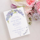Recherche de wisteria invitations Élégant