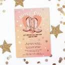 Recherche de rodeo bridal shower invitations Dernier rodéo