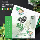 Recherche de symboles celtiques cartes postales Shamrock