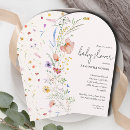 Recherche de arch baby shower invitations Fleur sauvage