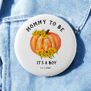 Recherche de maman à être badges Blanc