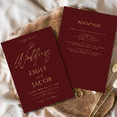 Recherche de elegant burgundy mariage invitations Pour tous
