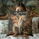 Recherche de licorne magique coussins Girl