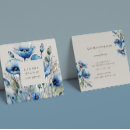 Recherche de fleurs bleues cartes visite Toute personne