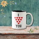 Recherche de coeur tasses Simple