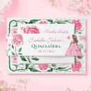 Recherche de princesse bandeaux de faire part Rose