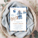 Recherche de blue denim invitations Simple