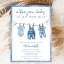 Recherche de blue denim invitations Simple
