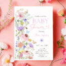 Recherche de fleurs papillon invitations Bébé en fleurs