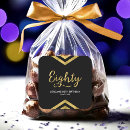 Zoek naar 80ste verjaardag stickers Zwart