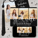Recherche de black and white graduation invitations Élégant