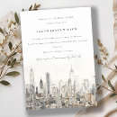 Recherche de new york skyline invitations Aquarelle