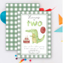 Recherche de de crocodile invitations Aquarelle