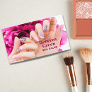 Recherche de ongles de manucure cartes visite Customer