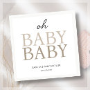 Recherche de baby shower jumeau serviettes Mother to be