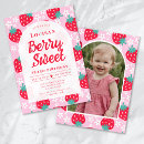 Recherche de partie fraise invitations Girly