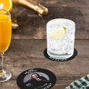 Recherche de anniversaire dessous de verres Noir et blanc