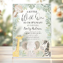 Recherche de safari baby shower invitations Petit sauvage