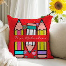 Recherche de crayon de couleur coussins Retour à l'école