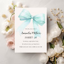 Recherche de turquoise 16ans anniversaire invitations Élégant