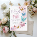 Recherche de papillons mignons invitations Pour enfants