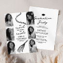 Recherche de tassel invitations Noir et blanc