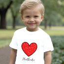 Recherche de coeur rouge bébé tshirts Romantique
