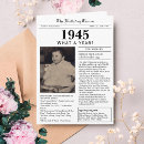 Recherche de 1945 anniversaire cartes Né en 1945