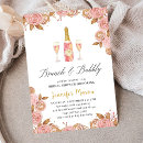 Recherche de bouteille de champagne invitations Or et rose