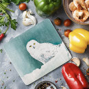 Recherche de hibou planches à découper Blanc