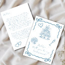 Recherche de urgence invitations Bleu