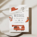 Recherche de le feu invitations D'anniversaire de pompier