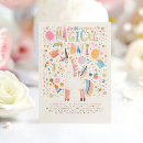 Recherche de magique anniversaire invitations Anniversaire de la licorne